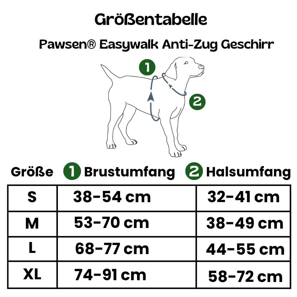 Pawsen® Easywalk Anti-Zug Geschirr